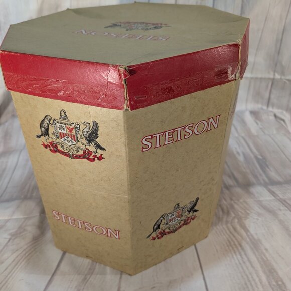 STETSON Vintage Norfloc Grey SFH1335 Fedora Hat Size Medium - Picture 11 of 11